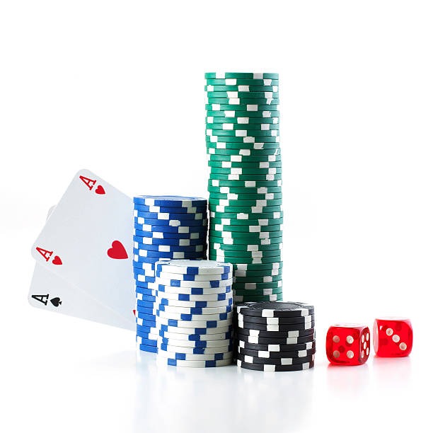 Close-up of dealer hands dealing Texas Hold'em Bonus cards
